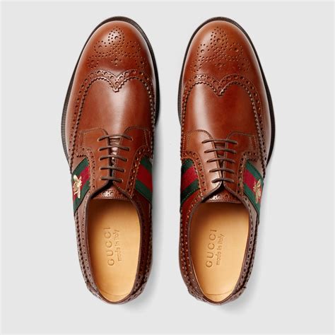 gucci mens lace up shoes|luxury men's shoes lace up.